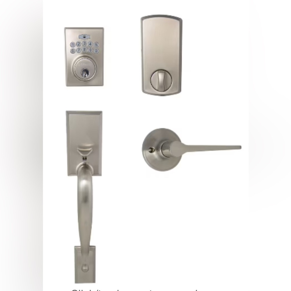Defiant Sonora Satin Nickel Door Handleset with Electronic Keypad - NEW